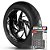 Adesivo Friso de Roda M1 +  Palavra VULCAN 800 CLASSIC + Interno G Kawasaki - Filete Preto - Imagem 1
