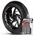 Adesivo Friso de Roda M1 +  Palavra CBR 1000 F + Interno G Honda - Filete Vinho - Imagem 1