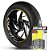 Adesivo Friso de Roda M1 +  Palavra 1198 SP + Interno G Ducati - Filete Amarelo - Imagem 1