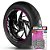Adesivo Friso de Roda M1 +  Palavra SHADOW + Interno G Honda - Filete Rosa - Imagem 1