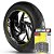Adesivo Friso de Roda M1 +  Palavra COMET GT 650R V2POWER + Interno G Kasinski - Filete Amarelo - Imagem 1