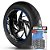 Adesivo Friso de Roda M1 +  Palavra COMET GT 650R V2POWER + Interno G Kasinski - Filete Azul Refletivo - Imagem 1