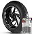 Adesivo Friso de Roda M1 +  Palavra Ktm ADVENTURE 990 + Interno G KTM - Filete Prata Refletivo - Imagem 1