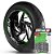 Adesivo Friso de Roda M1 +  Palavra COMET GT 650R V2POWER + Interno G Kasinski - Filete Verde Refletivo - Imagem 1