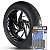 Adesivo Friso de Roda M1 +  Palavra MONSTER 600 + Interno G Ducati - Filete Azul Refletivo - Imagem 1