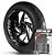 Adesivo Friso de Roda M1 +  Palavra GSR 750 + Interno G Suzuki - Filete Preto - Imagem 1