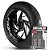 Adesivo Friso de Roda M1 +  Palavra BIZ 125 ES + Interno G Honda - Filete Preto - Imagem 1