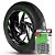 Adesivo Friso de Roda M1 +  Palavra EXC-F 350 + Interno G KTM - Filete Verde Refletivo - Imagem 1