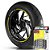 Adesivo Friso de Roda M1 +  Palavra 1098 S + Interno P Ducati - Filete Amarelo - Imagem 1
