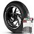 Adesivo Friso de Roda M1 +  Palavra 1098 S + Interno P Ducati - Filete Branco - Imagem 1