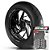 Adesivo Friso de Roda M1 +  Palavra 125 TOP + Interno P Kahena - Filete Preto - Imagem 1