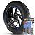 Adesivo Friso de Roda M1 +  Palavra 749 + Interno P Ducati - Filete Azul Refletivo - Imagem 1