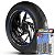 Adesivo Friso de Roda M1 +  Palavra 848 + Interno P Ducati - Filete Azul Refletivo - Imagem 1