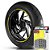 Adesivo Friso de Roda M1 +  Palavra AME-LX 125 + Interno P Amazonas - Filete Amarelo - Imagem 1