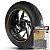 Adesivo Friso de Roda M1 +  Palavra APACHE RTR 200 + Interno P Dafra - Filete Dourado Refletivo - Imagem 1