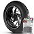Adesivo Friso de Roda M1 +  Palavra APACHE RTR 200 + Interno P Dafra - Filete Prata Refletivo - Imagem 1