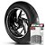 Adesivo Friso de Roda M1 +  Palavra BEE ROYALE + Interno P Bee - Filete Branco - Imagem 1