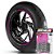 Adesivo Friso de Roda M1 +  Palavra BLACKLINE FXS + Interno P Harley Davidson - Filete Rosa - Imagem 1