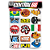 Cartela Individual Motocross M1 - PT2 Mutley, NGK Adesivos Stickers - Imagem 1