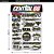 Cartela Adesivos Patrocinios Moto GP M2 P6 AGV Capacete - Imagem 2