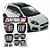 Kit 10 Adesivos Emblema Fiat Preto Black Punto Resinado M1 - Imagem 1