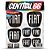 Kit 10 Adesivos Emblema Fiat Preto Black Punto Resinado M1 - Imagem 3