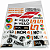 Cartela Adesivos Resinados F1 McLaren AMG Patrocinadores - Imagem 2