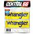 Adesivo Resinado 2x Wrangler 10cm (Sem Simbolo) - Imagem 1