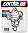 Boneco Michelin branco 10 cm - Imagem 1