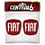 Kit 2 Adesivos Resinados Logo Fiat Vermelho Universal - Imagem 1