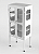 Armário Vitrine 2 Portas Visor em Acrílico - Salutem - Imagem 1