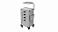 Carro de Medicação Standart Cinza - Salutem - Imagem 1