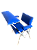 Cadeira de Coleta Com Apoio de Braço Frontal Cor Azul Royal - Salutem - Imagem 1