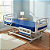 Kit Cama Hospitalar Fowler Injetada Elevação 3 Manivelas e Colchão D-28 - Salutem - Imagem 1