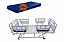 Kit Cama Hospitalar Fowler Injetada Elevação 3 Manivelas e Colchão D-28 - Salutem - Imagem 9