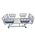 Kit Cama Motorizada Com Regulagem de Altura e Colchão D33 + Brinde- Salutem moveis Hospitalares - Imagem 3