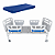 Cama Motorizada Fowler Altura Fixa e colchão D28 + Brinde - Salutem Moveis Hospitalares - Imagem 3