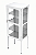 Armário Vitrine com 1 Porta - Salutem - Imagem 1