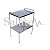 Mesa Auxiliar em Aço Inox 60x40x80cm com Ponteira - Salutem - Imagem 2