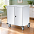 Carro para Transporte de Material / Roupa Inox Fechado - Salutem - Imagem 4