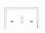 Kit Suporte para Grade Injetada em ABS para Cama Hospitalar – Salutem - Imagem 1