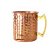 Caneca De Cobre Martelada 340 Ml Alça Bronze - Imagem 1