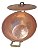Tacho de cobre 10 lts com tampa e alças bronze - Imagem 3
