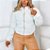 Jaqueta Puffer Paetê Branco - Imagem 2