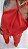 Conjunto Vivian 3D Plissado Vermelho - Imagem 3