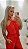 Conjunto Vivian 3D Plissado Vermelho - Imagem 4