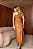 Vestido Couro Ecológico Diana Caramelo - Imagem 4
