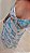 Vestido Longo Estampado Azul Amélia U - Imagem 3