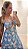 Vestido Longo Amélia Estampado Azul - Imagem 5