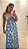 Vestido Longo Amélia Estampado Azul - Imagem 6